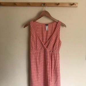 Patagonia Sleeveless Dress Pink Striped Size 4